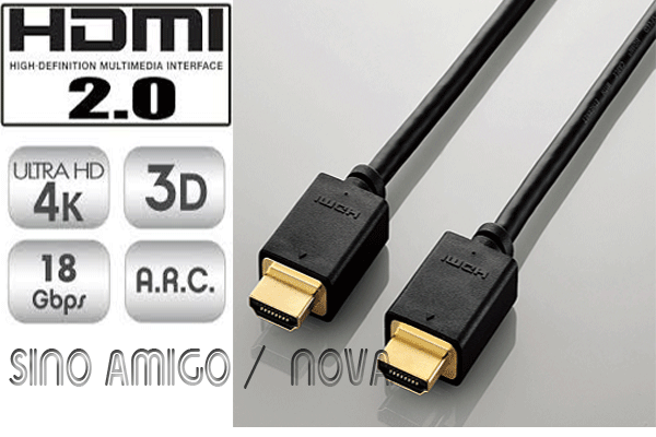 Cáp HDMI 2.0 dài 25m SinoAmigo cao cấp SN-31011 siêu nét, hỗ trợ 4k